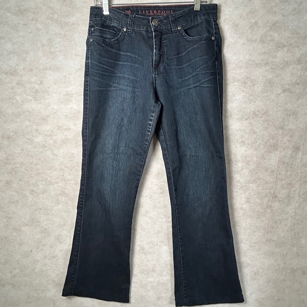 Liverpool Jeans Lucy's Bootcut Dark Wash Denim Pants Size 10 LM4017BJ